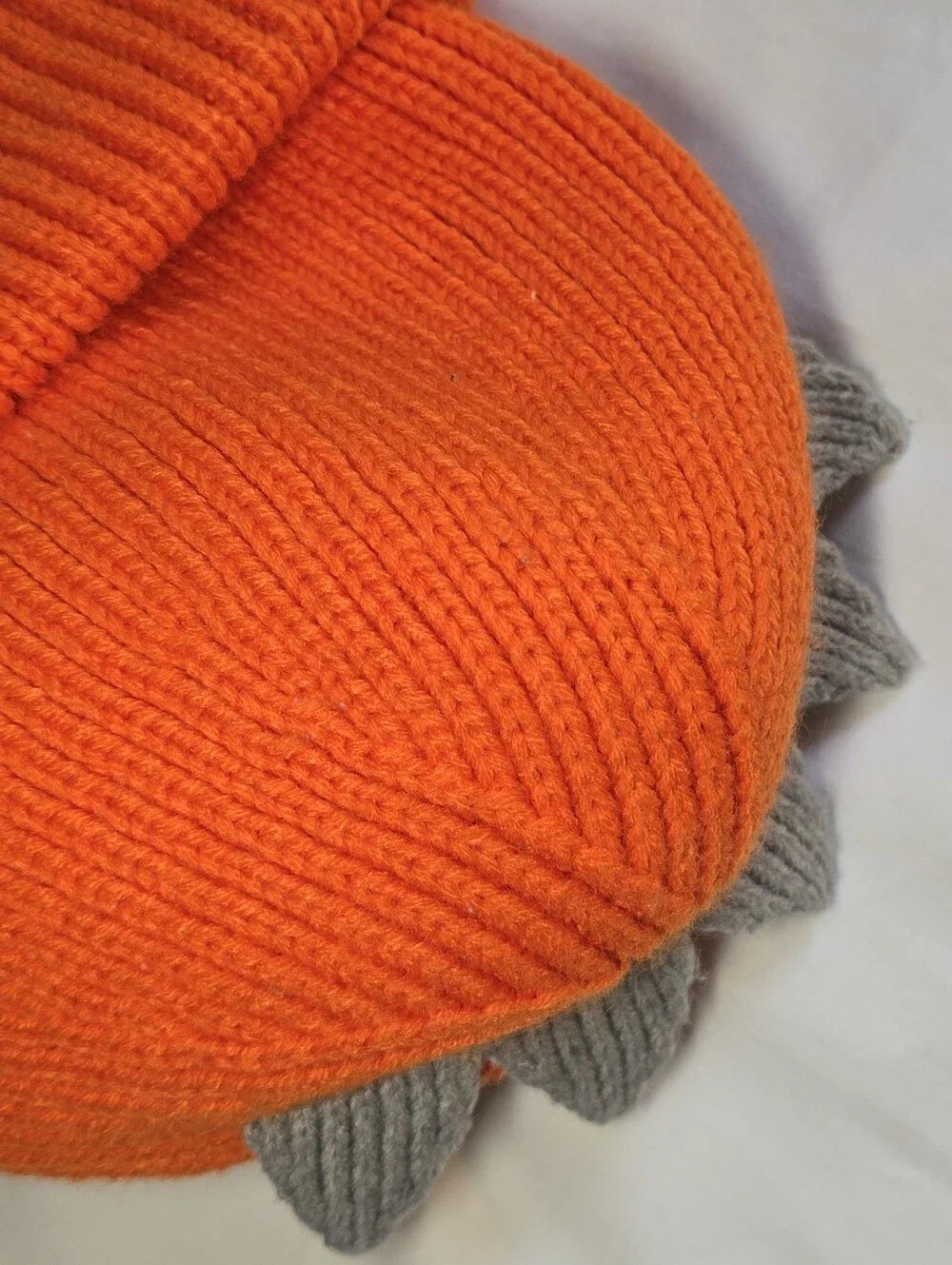 GAP Kids Orange Knit Dino Beanie